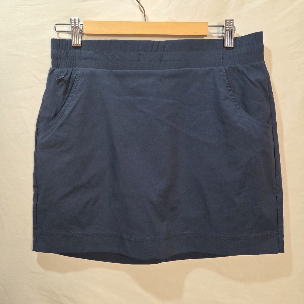 Golf Tennis Skort Blue Size Small Built In Shorts Zip Pocket Missing Drawstring - Picture 1 of 9
